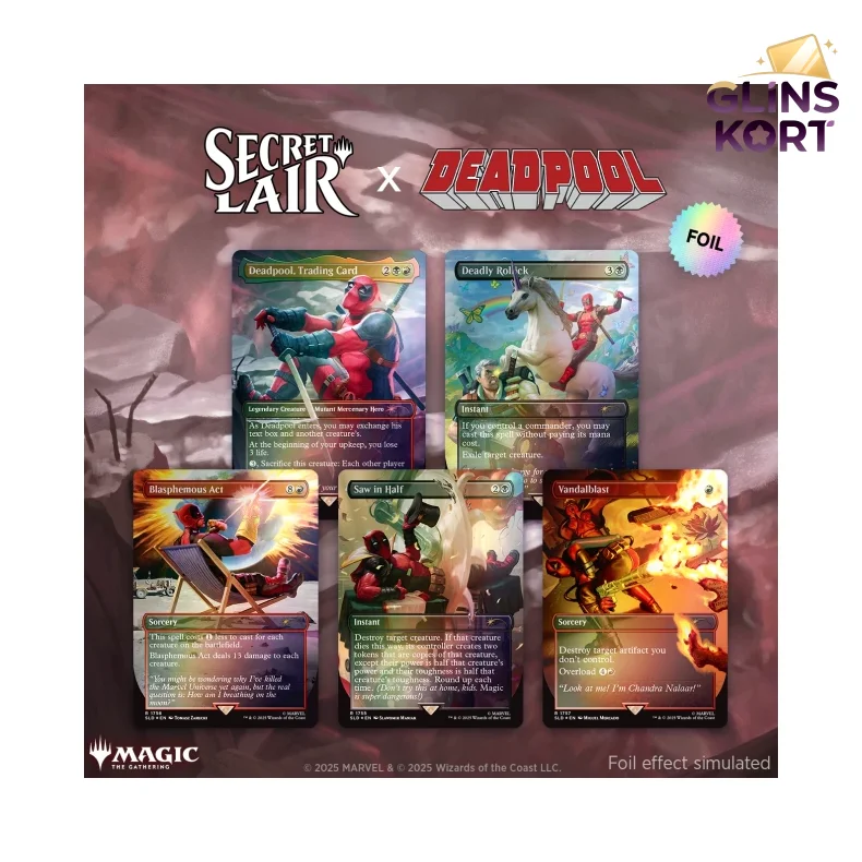 Secret Lair x Marvel's Deadpool (Foil Edition)