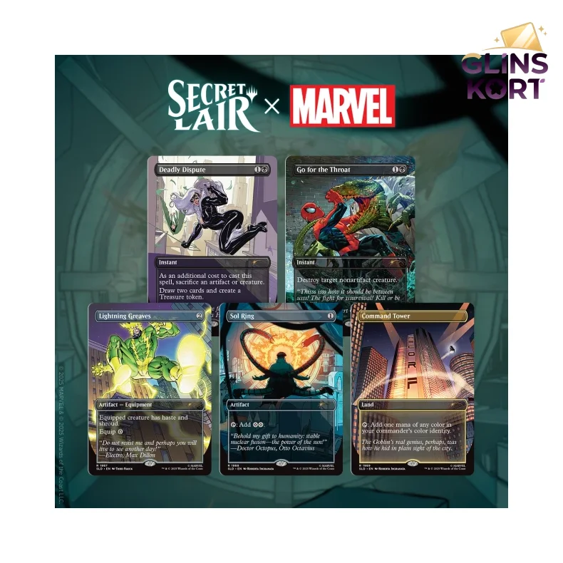Secret Lair x Marvel's Spider-Man: Villainous Plots