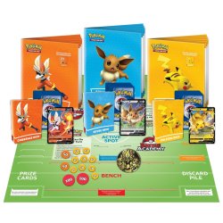 Battle Academy (Eevee V, Cinderace V, Pikachu V)