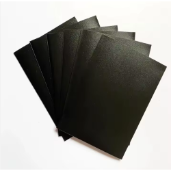 Matte textured Sleeves - Sort