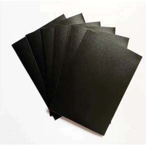Matte textured Sleeves - Sort