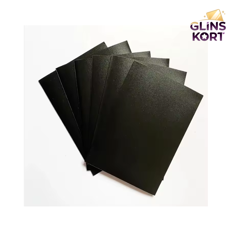Matte textured Sleeves - Sort