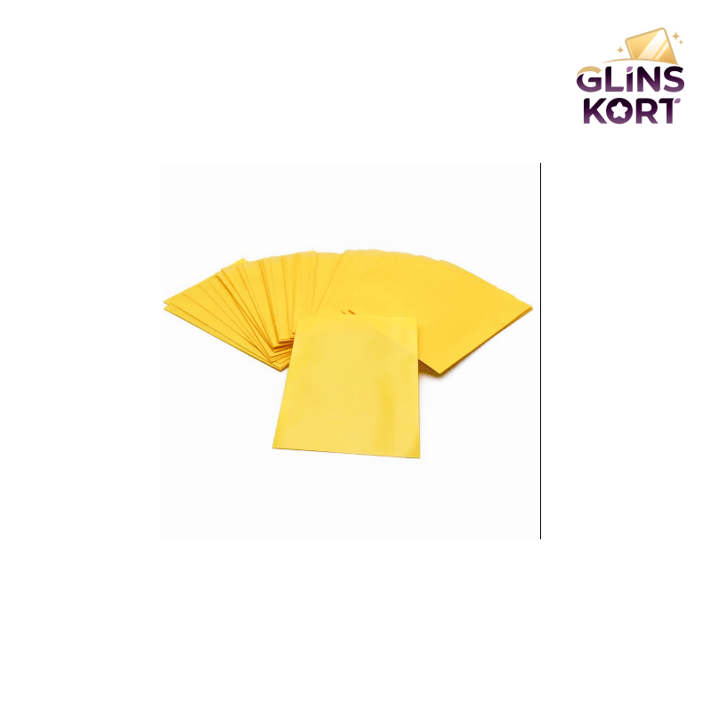 Matte textured Sleeves - Gul