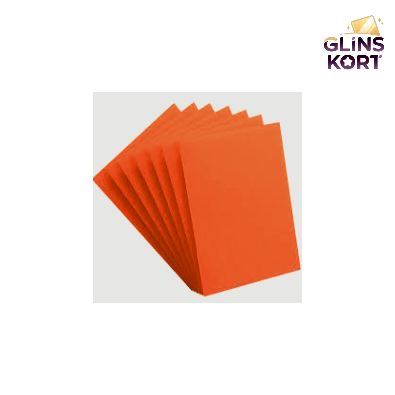 Matte textured Sleeves - Oransje
