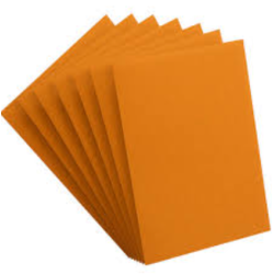 Matte textured Sleeves - Oransje