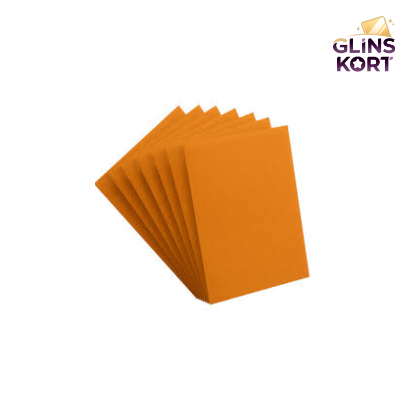 Matte textured Sleeves - Oransje