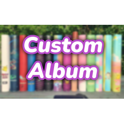 Custom laget Kort-Album (Firkantet ver.)
